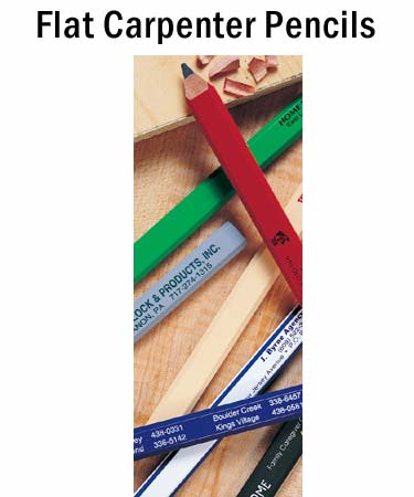 Flat Carpenter Pencils